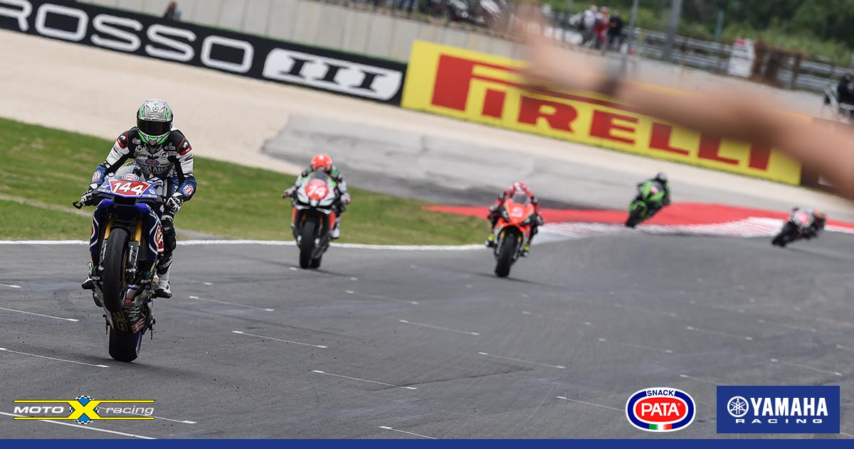 Splendida vittoria all'ultimo giro per Mahias a Misano